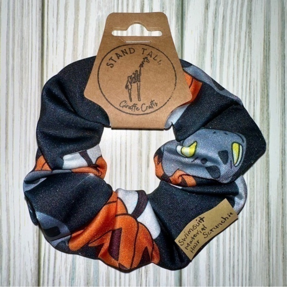 Last 1! Bulbasaur pokemon swimsuit fabric hair Scrunchie (quick drying)